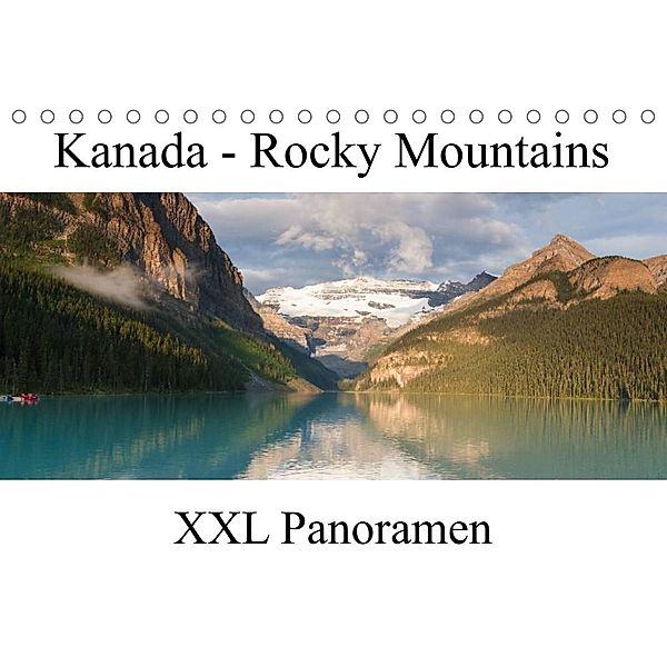 Kanada - Rocky Mountains - XXL Panoramen (Tischkalender 2023 DIN A5 quer), Juergen Schonnop
