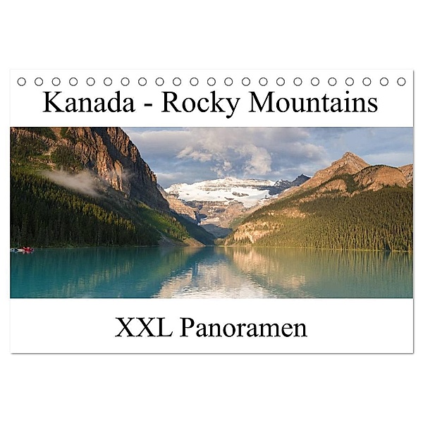 Kanada - Rocky Mountains - XXL Panoramen (Tischkalender 2024 DIN A5 quer), CALVENDO Monatskalender, Juergen Schonnop