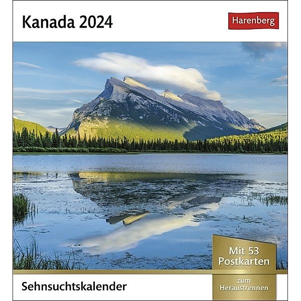 Kanada Sehnsuchtskalender 2024. Fernweh in einem Foto-Kalender zum Aufstellen. Die schönsten Landschaften Kanadas als Postkarten in einem Tischkalender. Auch zum Aufhängen, Kanada Sehnsuchtskalender 2024. Fernweh in einem Foto-Kalender zum Aufstellen. Die schönsten Landschaften Kanadas als Po