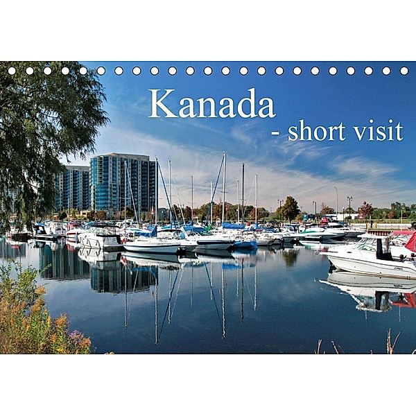 Kanada - short visit (Tischkalender 2021 DIN A5 quer), Install_gramm