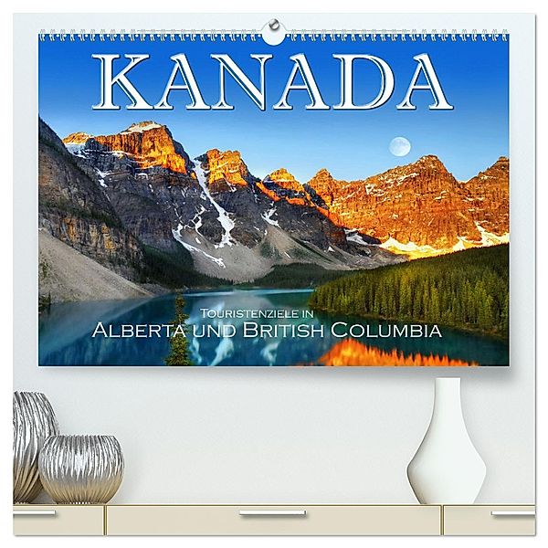 Kanada, Touristenziele in Alberta und British Columbia (hochwertiger Premium Wandkalender 2025 DIN A2 quer), Kunstdruck in Hochglanz, Calvendo, Helena Bilkova