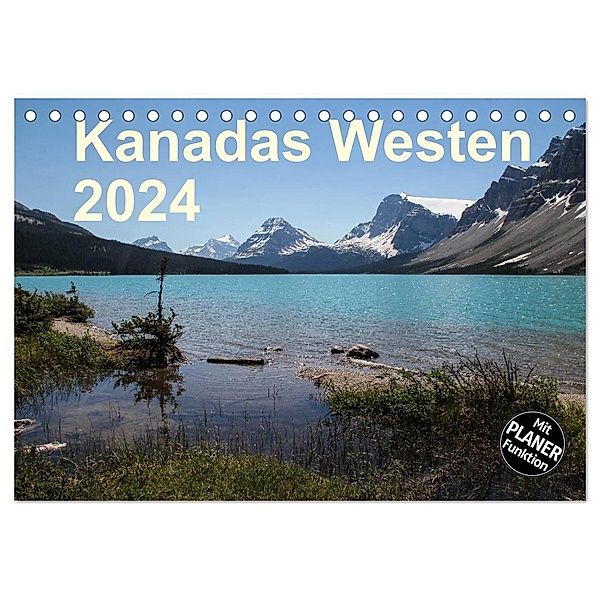 Kanadas Westen 2024 (Tischkalender 2024 DIN A5 quer), CALVENDO Monatskalender, Frank Zimmermann