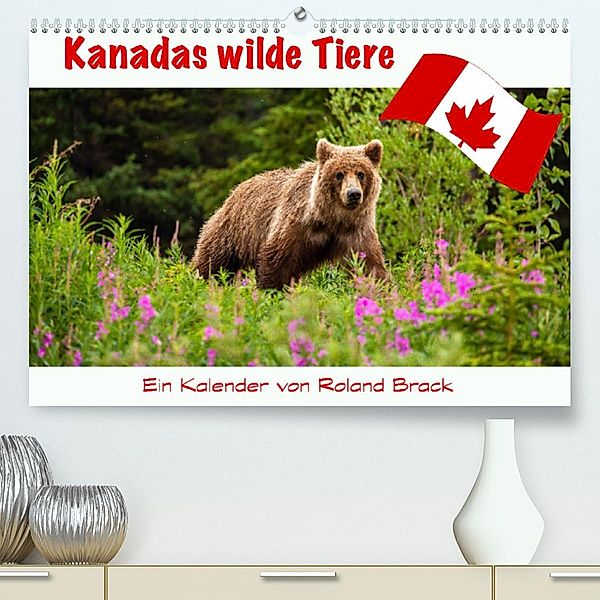 Kanadas Wilde Tiere (Premium, hochwertiger DIN A2 Wandkalender 2023, Kunstdruck in Hochglanz), Roland Brack