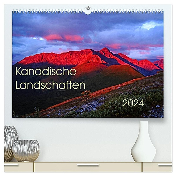 Kanadische Landschaften 2024 (hochwertiger Premium Wandkalender 2024 DIN A2 quer), Kunstdruck in Hochglanz, Stefan Schug