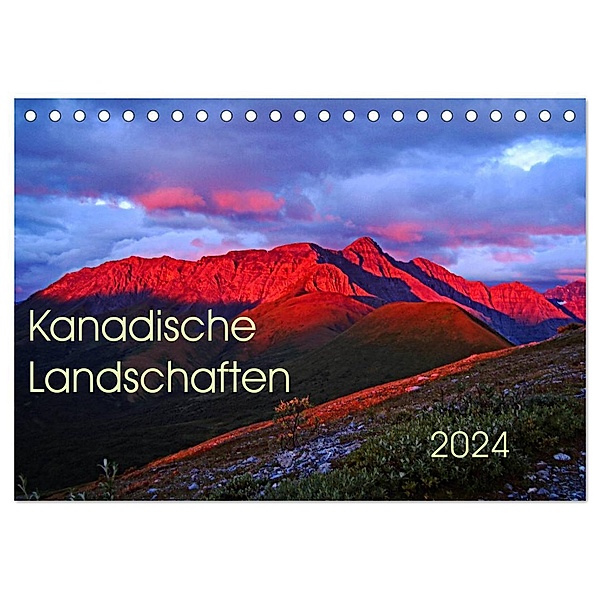 Kanadische Landschaften 2024 (Tischkalender 2024 DIN A5 quer), CALVENDO Monatskalender, Stefan Schug