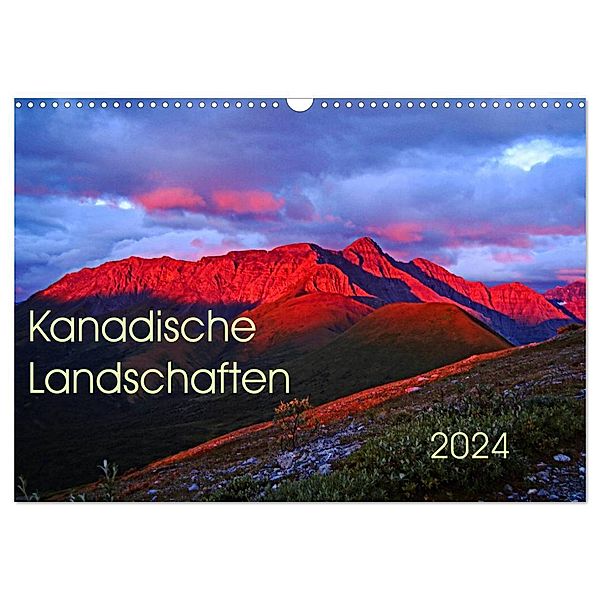 Kanadische Landschaften 2024 (Wandkalender 2024 DIN A3 quer), CALVENDO Monatskalender, Stefan Schug