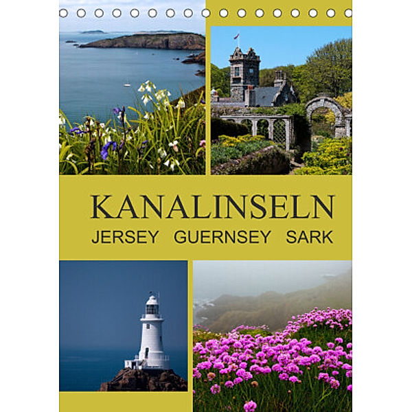 Kanalinseln - Jersey Guernsey Sark (Tischkalender 2022 DIN A5 hoch), Katja ledieS