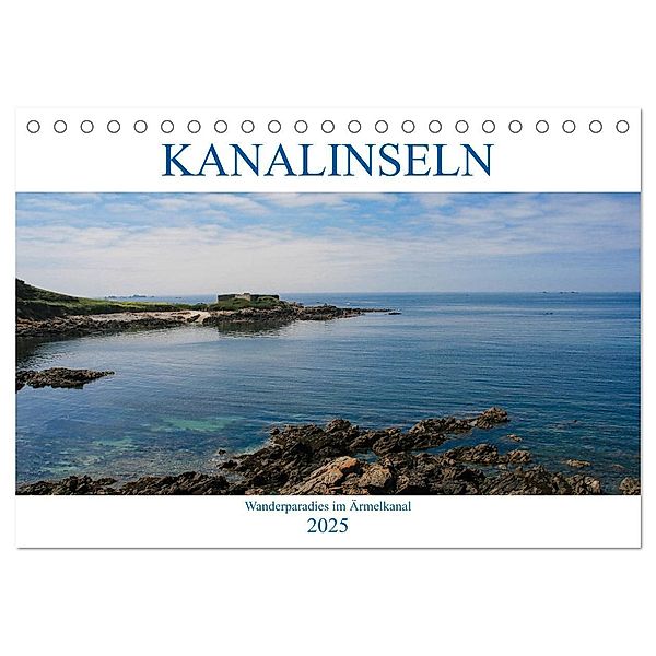 Kanalinseln - Wanderparadies im Ärmelkanal (Tischkalender 2025 DIN A5 quer), CALVENDO Monatskalender, Calvendo, Gabriele Dippel