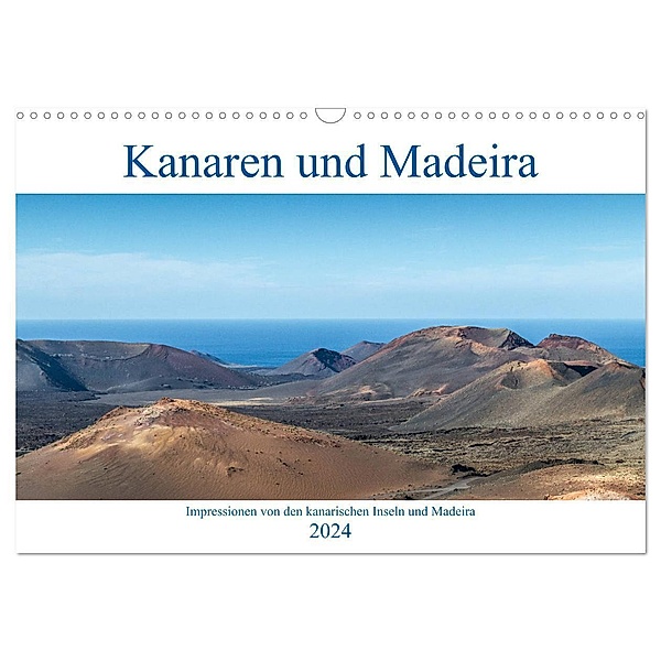 Kanaren und Madeira (Wandkalender 2024 DIN A3 quer), CALVENDO Monatskalender, Aug