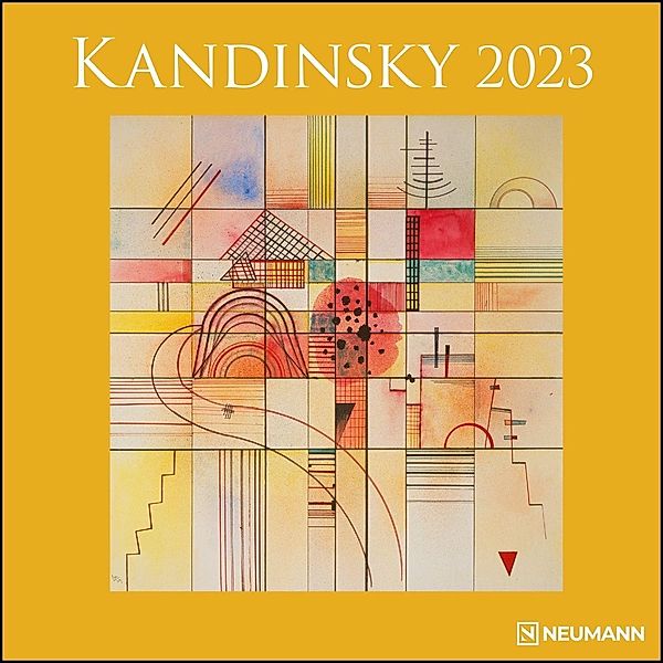 Kandinsky 2023 - Wand-Kalender - Broschüren-Kalender - 30x30 - 30x60 geöffnet - Kunst-Kalender