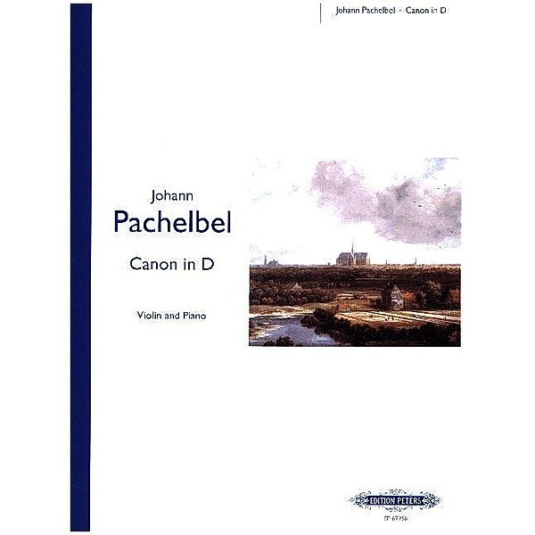 Kanon (Canon)  in D-Dur, für Violine und Klavier, Klavierpartitur u. Einzelstimme, Johann Pachelbel