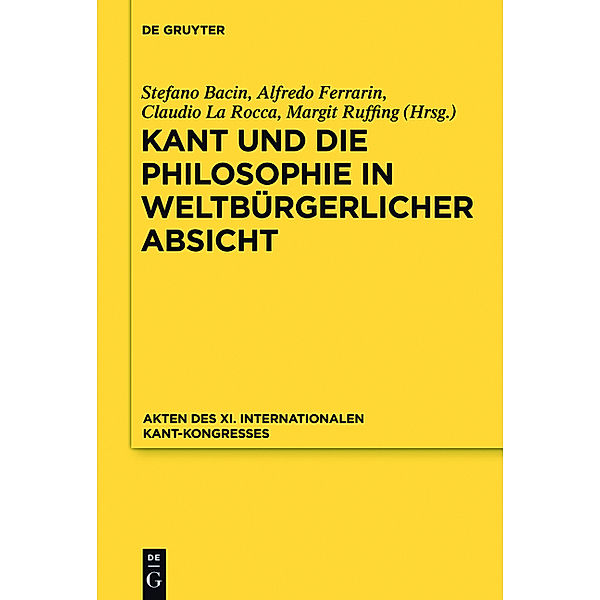 Kant und die Philosophie in weltbürgerlicher Absicht