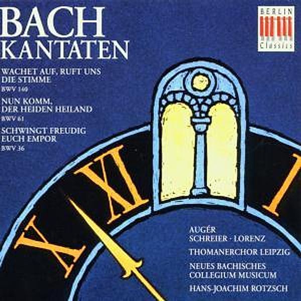 Kantaten Bwv 140/61/36, Auger, Schreier, Lorenz, Rotzsch