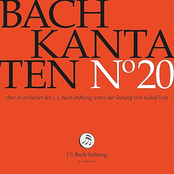 Kantaten No°20, J.S.Bach-Stiftung, Rudolf Lutz
