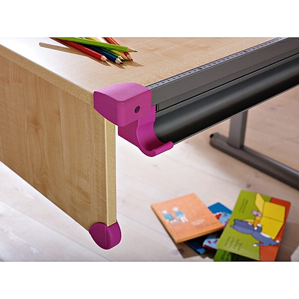Kantenschutz-Set für Kettler Schreibtisch Comfort, (Farbe: pink)