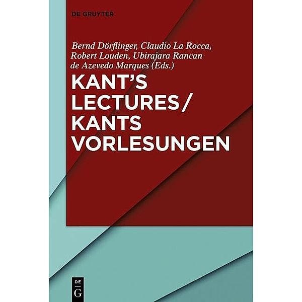 Kant's Lectures / Kants Vorlesungen