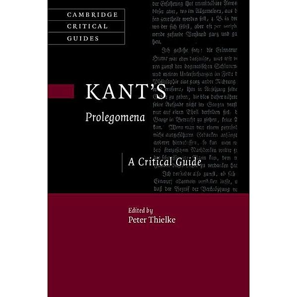 Kant's Prolegomena / Cambridge Critical Guides