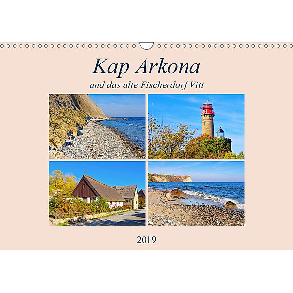 Kap Arkona und das alte Fischerdorf Vitt (Wandkalender 2019 DIN A3 quer)