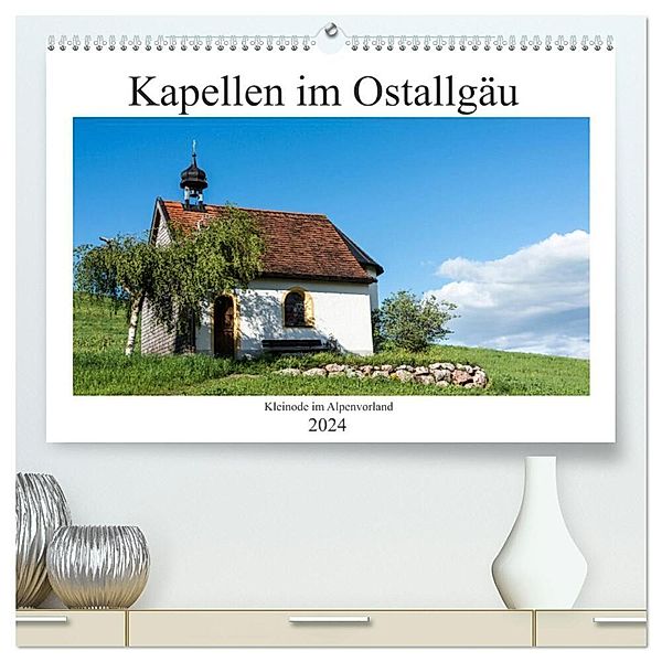 Kapellen im Ostallgäu (hochwertiger Premium Wandkalender 2024 DIN A2 quer), Kunstdruck in Hochglanz, Foto-FukS