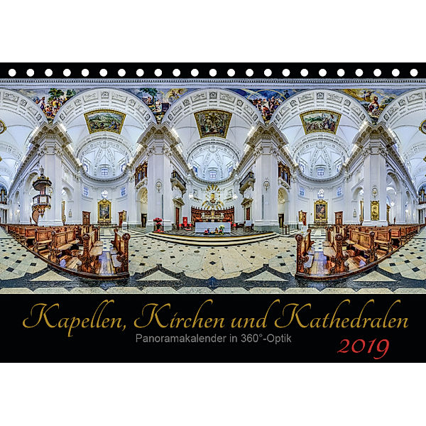 Kapellen, Kirchen und Kathedralen 2019 (Tischkalender 2019 DIN A5 quer), Ernst Christen