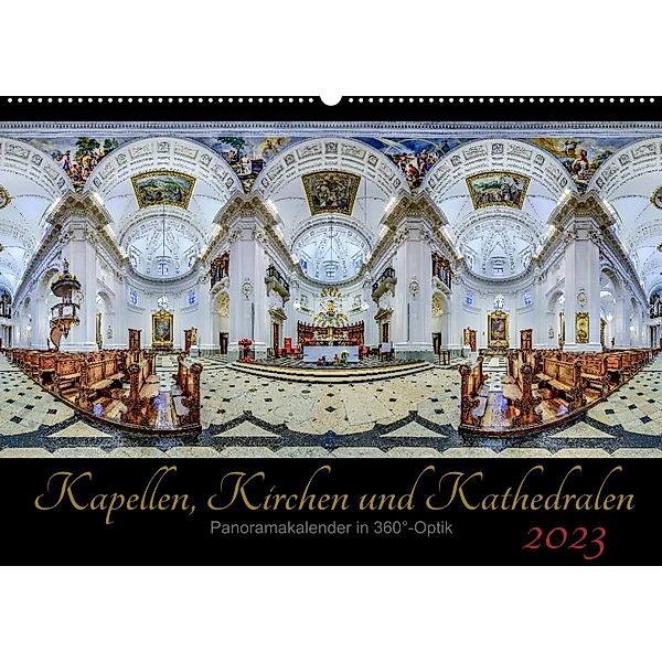 Kapellen, Kirchen und Kathedralen 2023 (Wandkalender 2023 DIN A2 quer), Ernst Christen