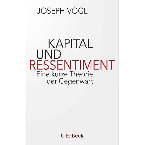 Kapital und Ressentiment, Joseph Vogl