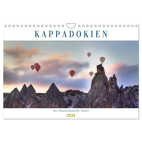 Kappadokien - Das Märchenland der Türkei (Wandkalender 2024 DIN A4 quer), CALVENDO Monatskalender, Joana Kruse