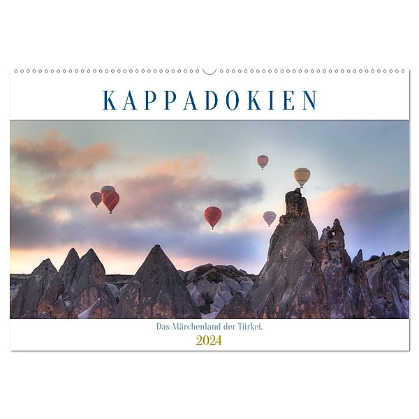 Kappadokien - Das Märchenland der Türkei (Wandkalender 2024 DIN A2 quer), CALVENDO Monatskalender, Joana Kruse