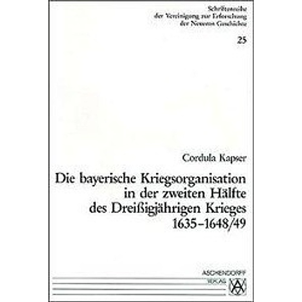 Kapser, C: bayerische Kriegsfinanzierung, Cordula Kapser
