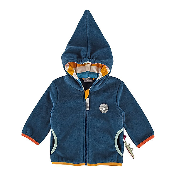 Sigikid Kapuzen-Fleecejacke B - WILD CROCODILE in blau