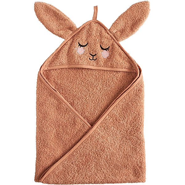 Roommate Kapuzen-Handtuch BUNNY (72x72) in rose