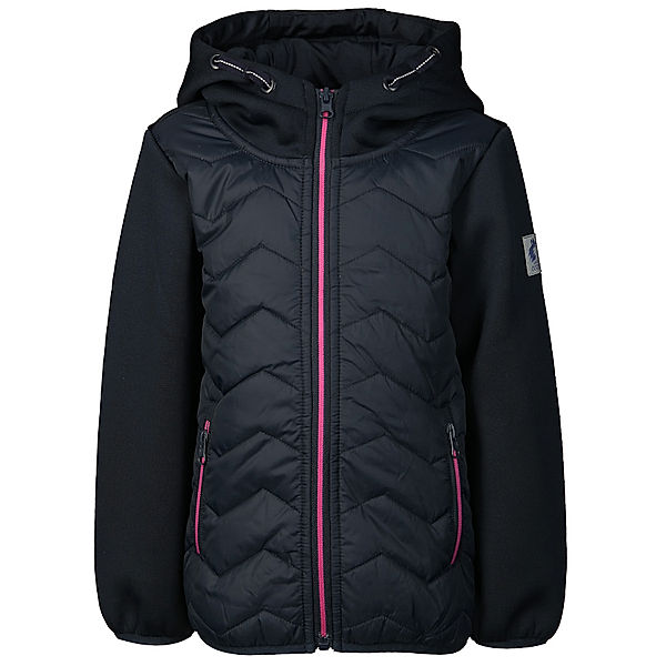 Salt & Pepper Kapuzen-Jacke STEPP HOOD in dunkelblau/fuchsia