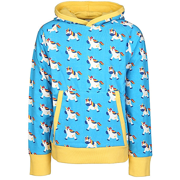 Maxomorra Kapuzen-Pullover TALES UNICORN in blau