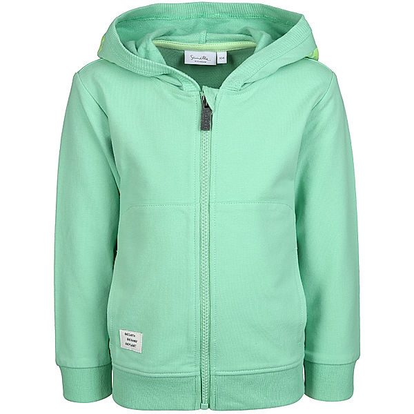 Sanetta Kapuzen-Sweatjacke ELA SAURS in jade green