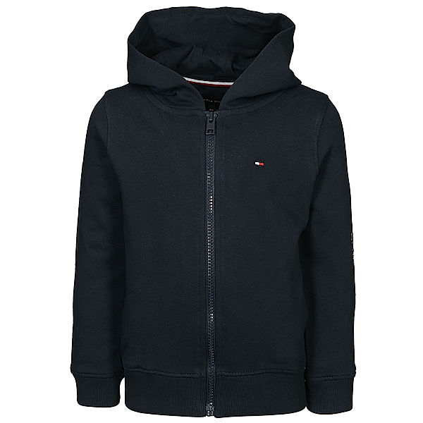 TOMMY HILFIGER Kapuzen-Sweatjacke ESSENTIAL in twilight navy