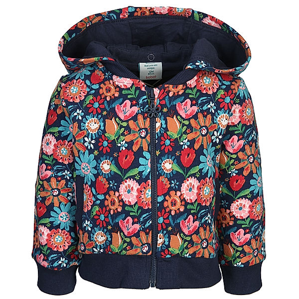 Boboli Kapuzen-Sweatjacke FLORES in bunt