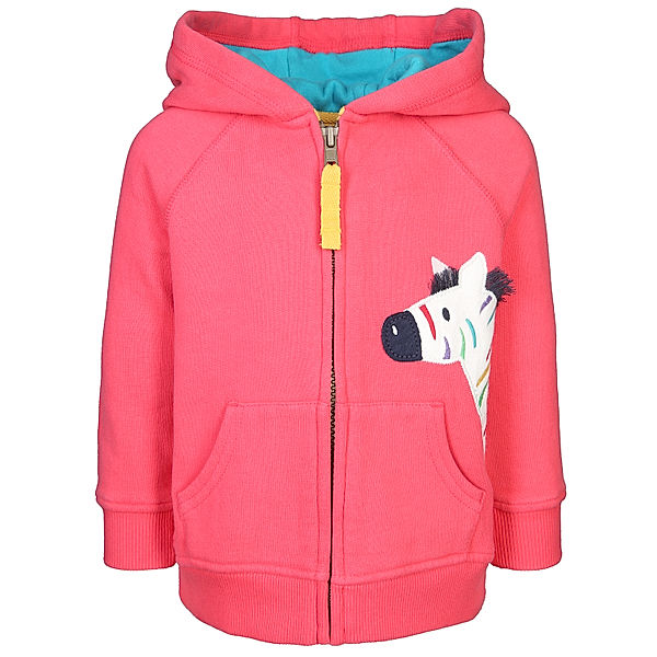 frugi Kapuzen-Sweatjacke HAYLE - ZEBRA in watermelon