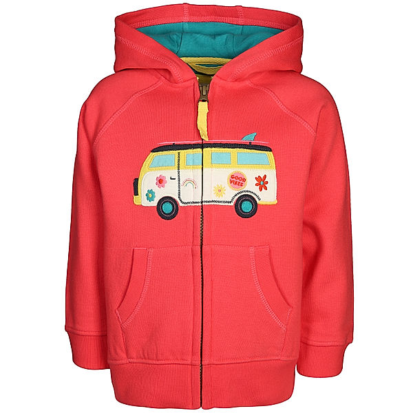 frugi Kapuzen-Sweatjacke HEDGEROW - CAMPER in watermelon