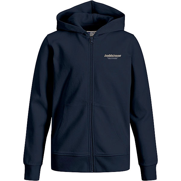 JACK & JONES Kapuzen-Sweatjacke LAKEWOOD in navy blazer