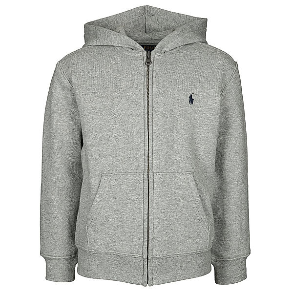 Polo Ralph Lauren Kapuzen-Sweatjacke MINI LOGO meliert in grau/navy