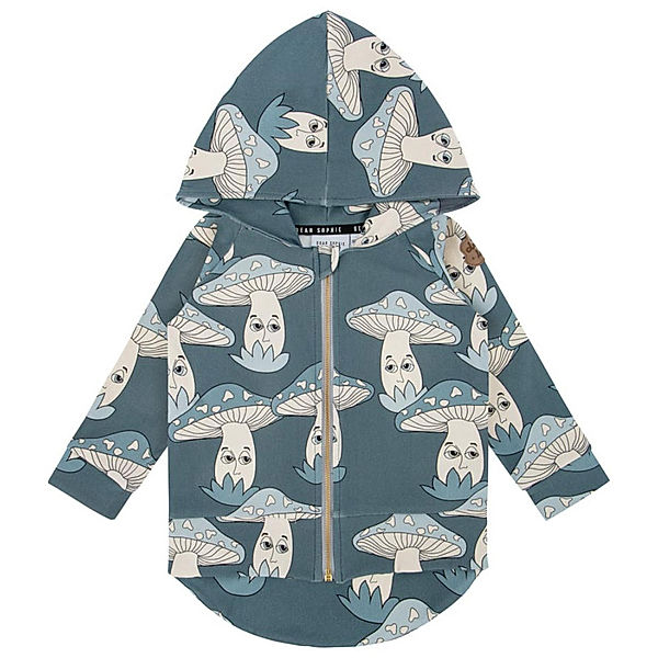 Dear Sophie Kapuzen-Sweatjacke MUSHROOM AOP in dark