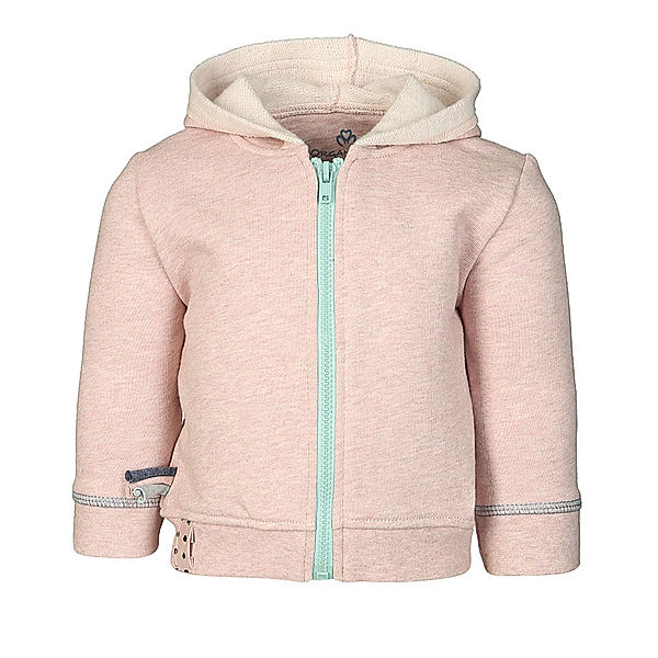 OrganicEra Kapuzen-Sweatjacke NADIRA UNI in rose melange