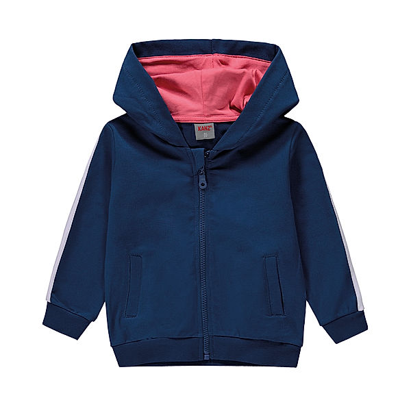 Kanz Kapuzen-Sweatjacke SPRINGTIME in true navy