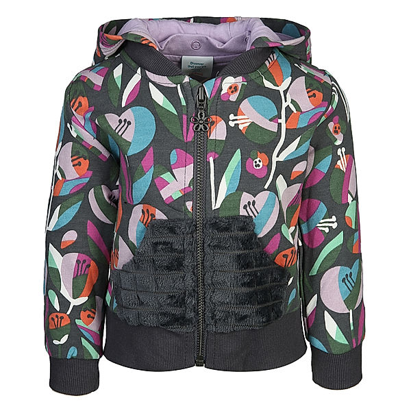 Boboli Kapuzen-Sweatjacke TULIP in bunt