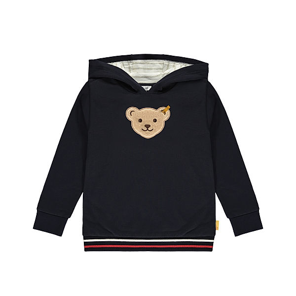 Steiff Kapuzen-Sweatshirt AIRPLANE in navy