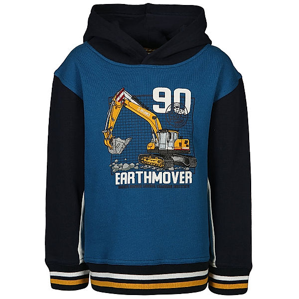 Salt & Pepper Kapuzen-Sweatshirt EARTHMOVER in arctic blue