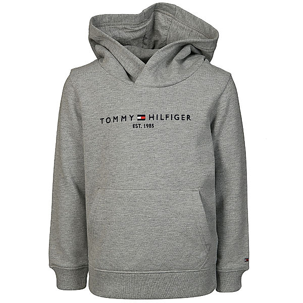 TOMMY HILFIGER Kapuzen-Sweatshirt ESSENTIAL FELLOW in mid grey
