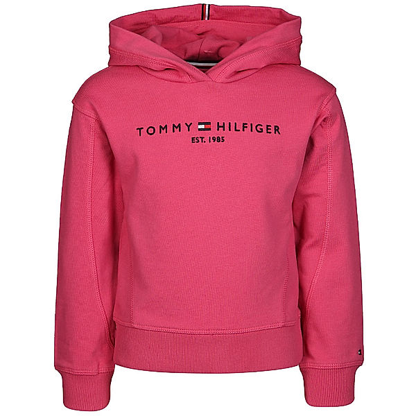 TOMMY HILFIGER Kapuzen-Sweatshirt ESSENTIAL in blush red