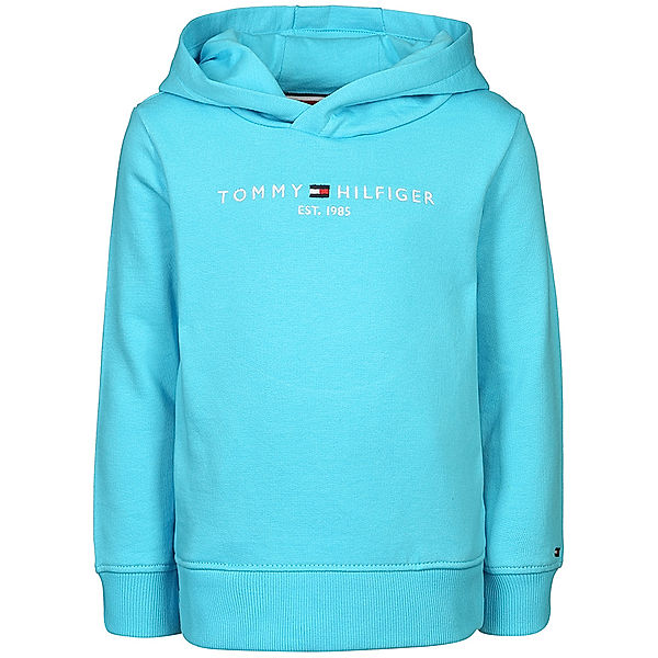 TOMMY HILFIGER Kapuzen-Sweatshirt ESSENTIAL in seashore blue