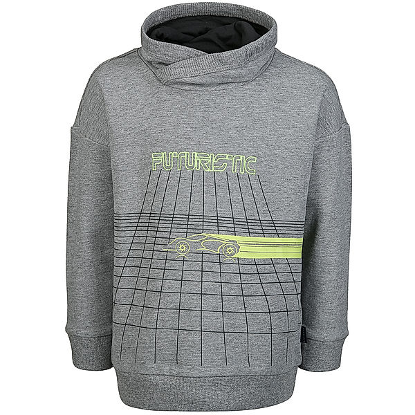 Sanetta Kapuzen-Sweatshirt FUTURISTIC in grey